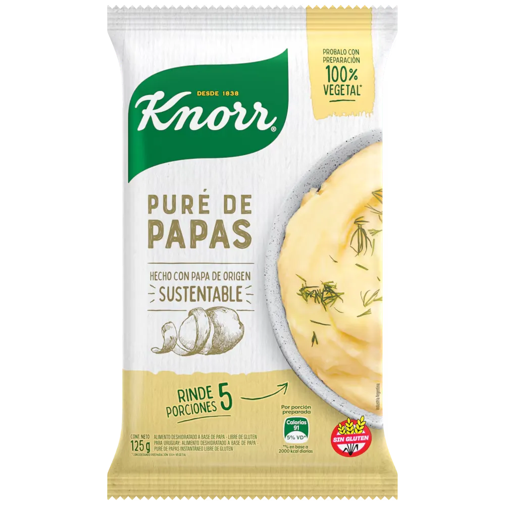 Puré de Papas Knorr x125g (x12)