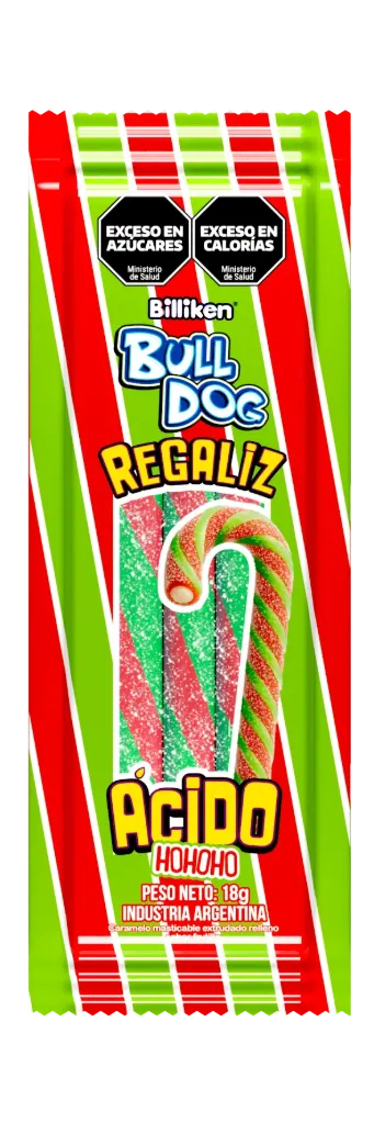 Tubito Bulldog Navidad x18g