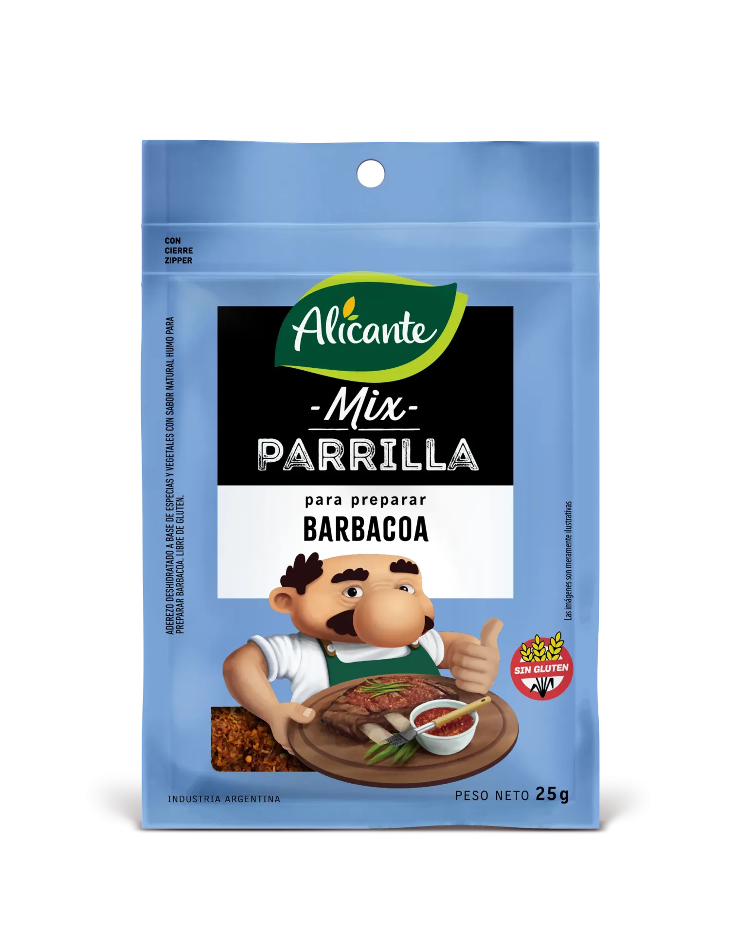 [100499] Mix Parrilla Alicante Barbacoa x25g