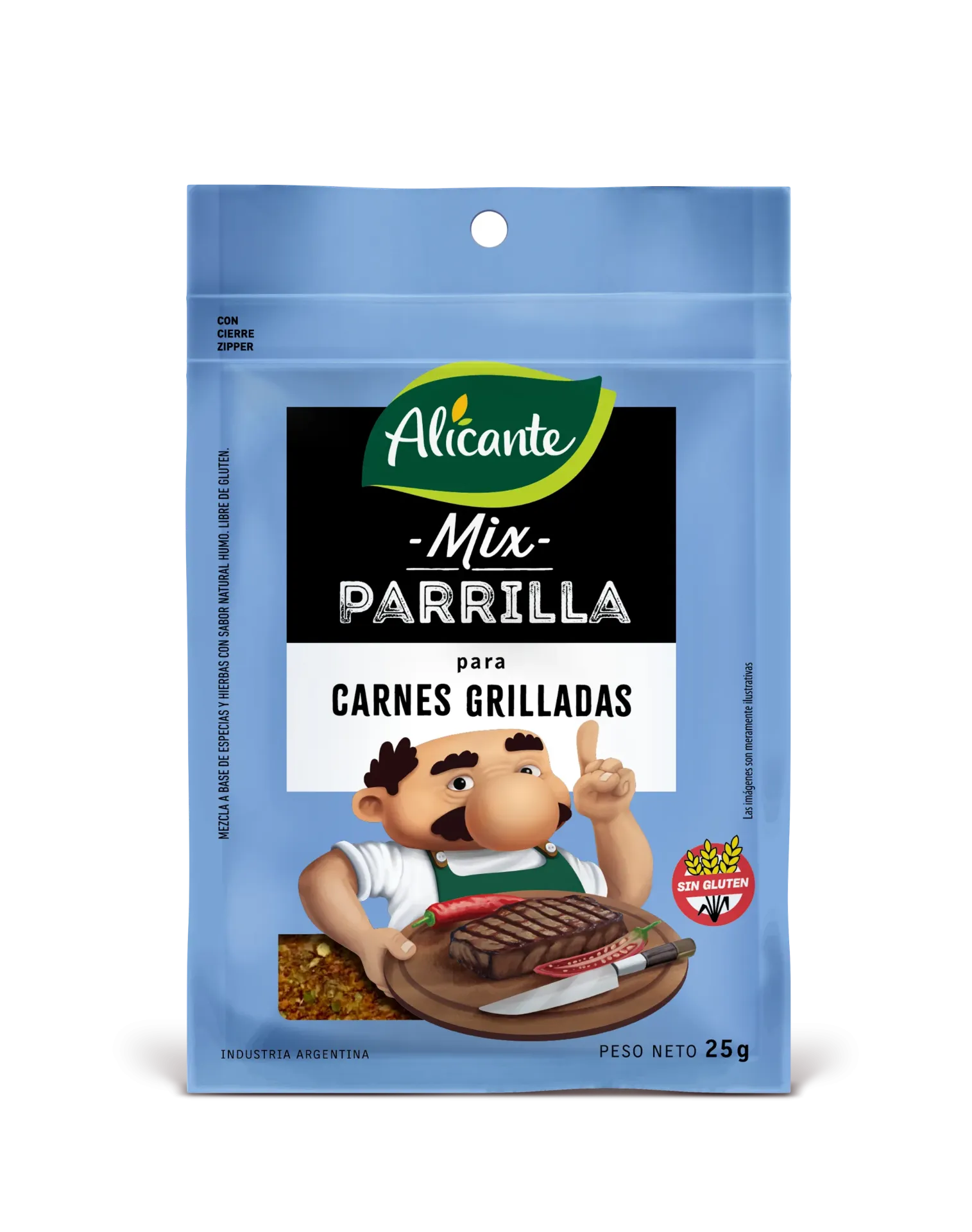 Mix Parrilla Alicante Carnes Grilladas x25g (x12)