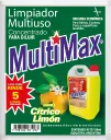 Limpiador Multiuso Multimax Cítrico Limón Rinde 5 L x150ml (x15)