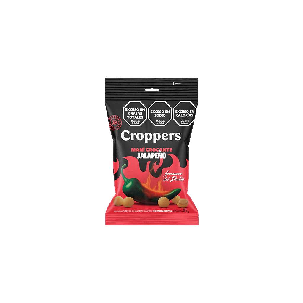 [100518] Maní Crocante Sabor Jalapeño Croppers x85g