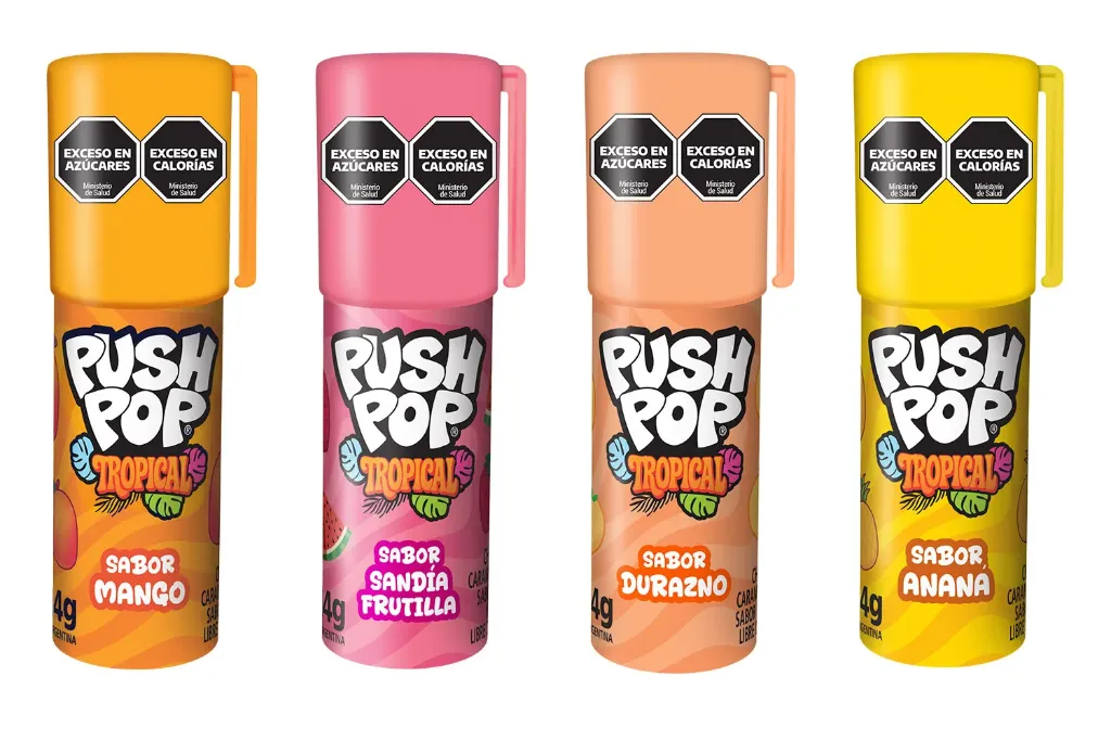 Chupetín Push Pop Tropical x1u