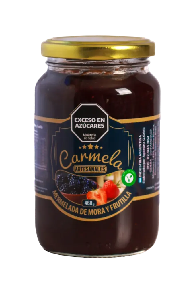 Mermelada de Mora y Frutilla Carmela x460g