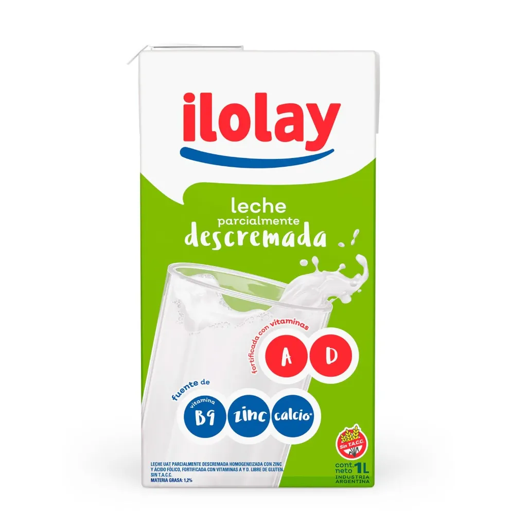 Leche Ilolay Descremada x1L