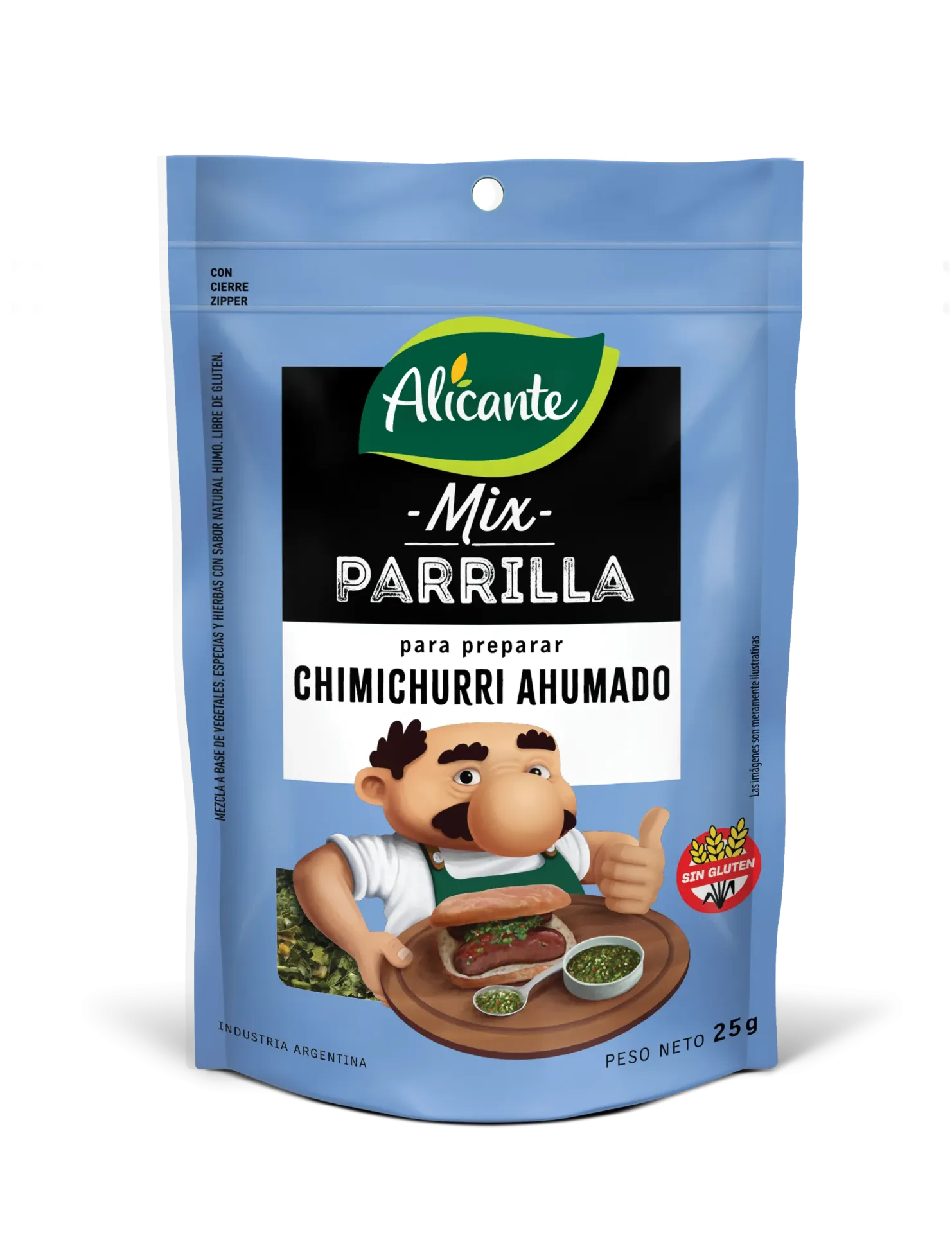 [100530] Mix Parrilla Alicante Chimichurri Ahumado x25g