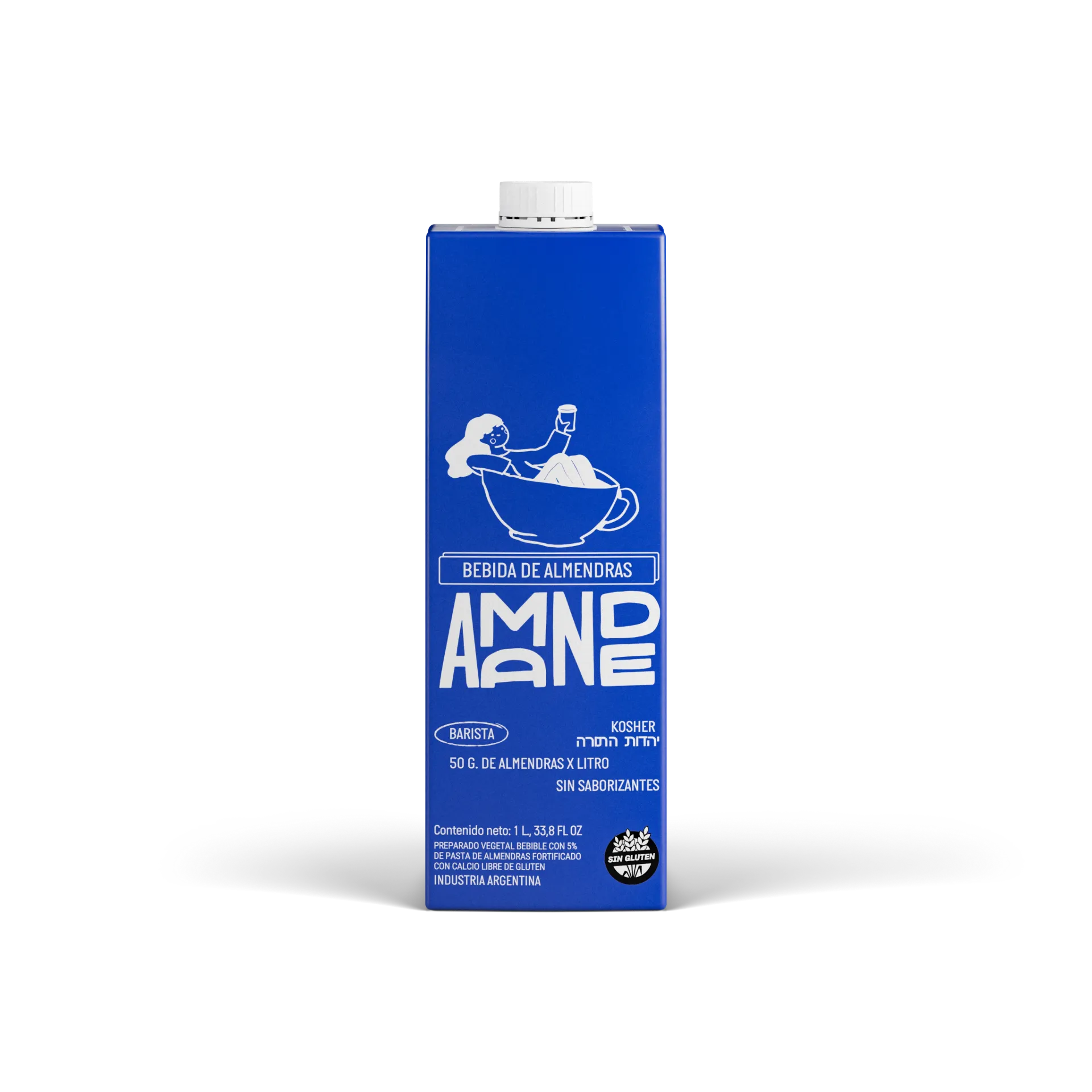 Leche de Almendras Amande Sabor Original x1L
