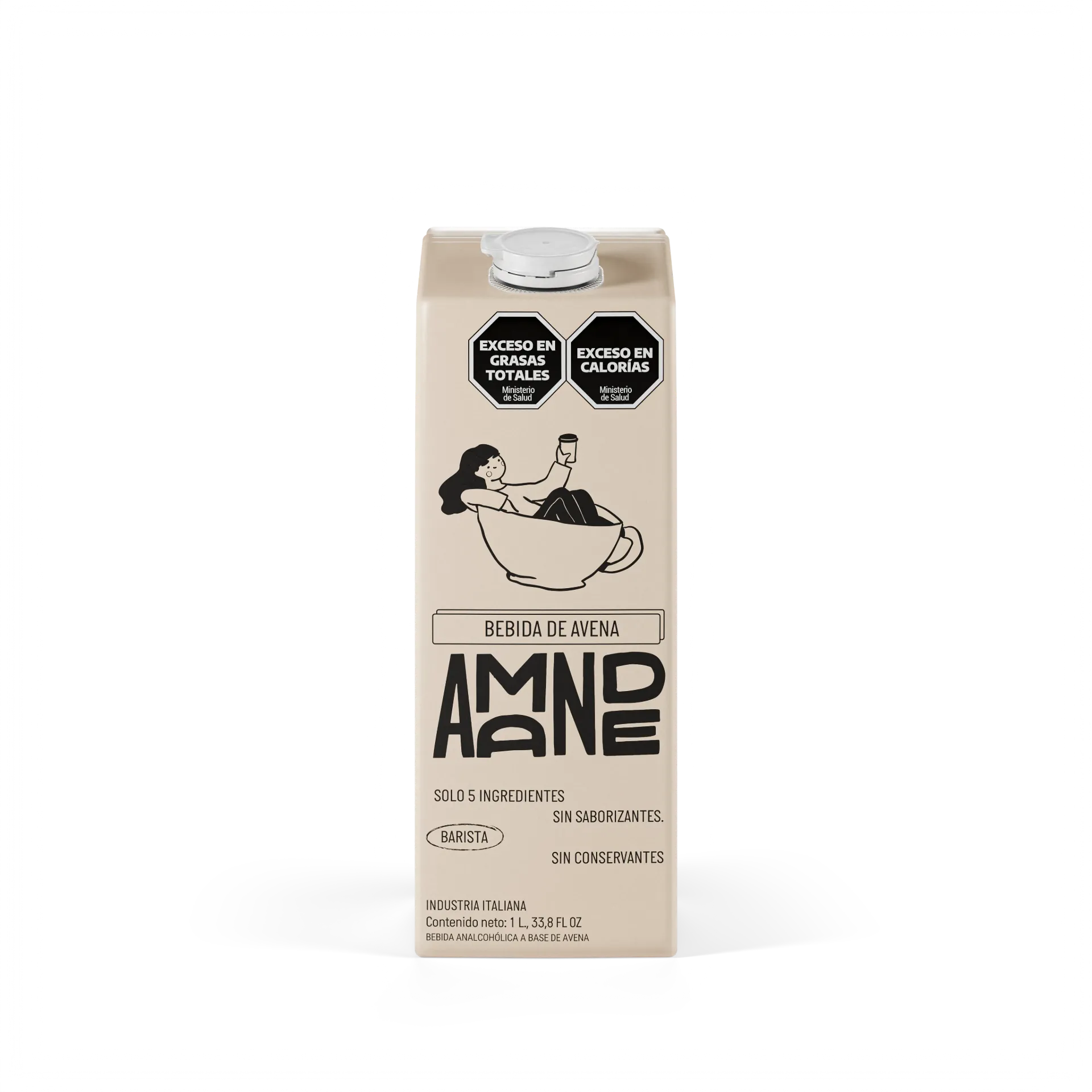 Leche de Avena Barista Amande x1L