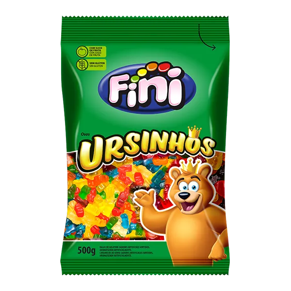 [100552] Goma Fini Osos Ursinhos Surtido x500g