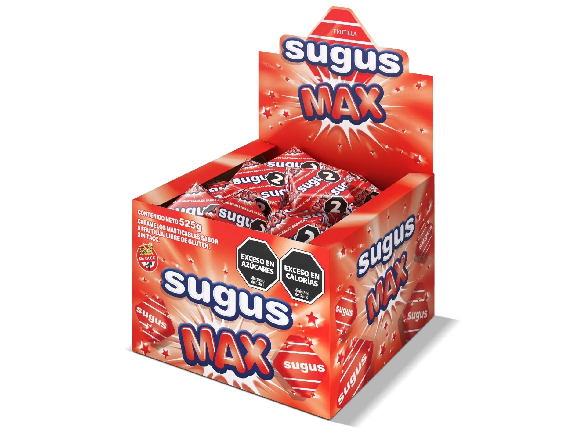 [8004] Sugus Max Frutilla x70u
