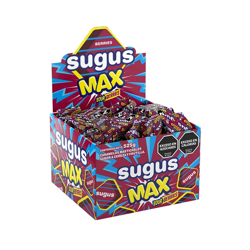 Sugus Max Sour Berries x70u (x12)