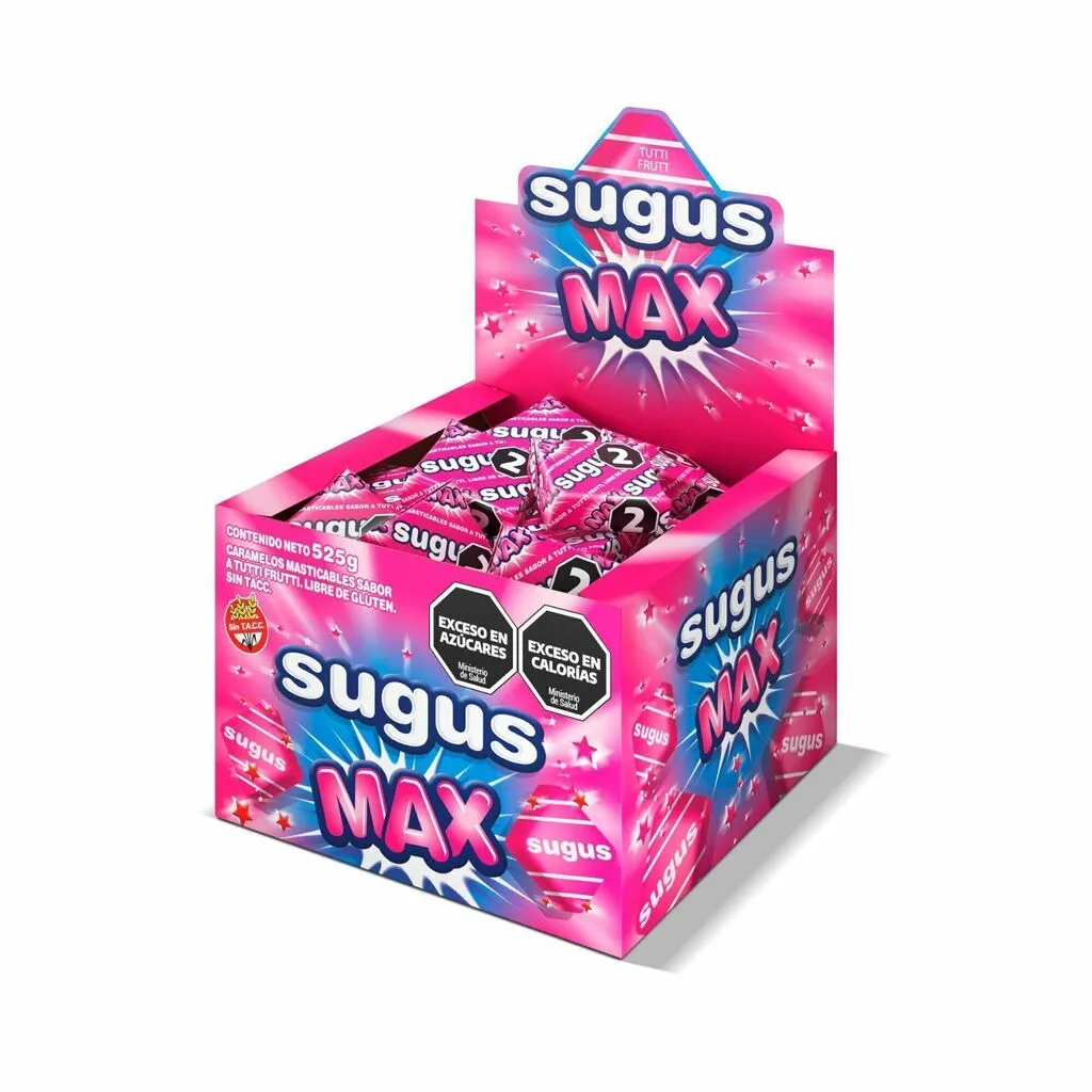 Sugus Max Tutti Frutti x70u (x12)