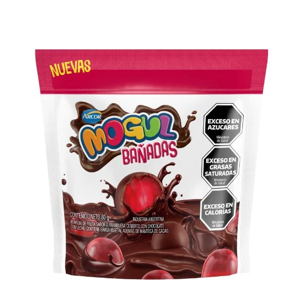 Goma Mogul Bañadas en Chocolate x80g