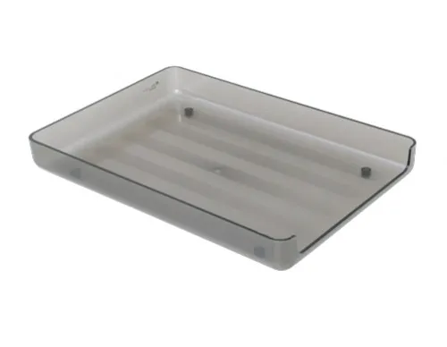 [100563] Bandeja Oficio Pizzini 1 Piso Apilable Humo