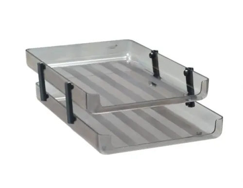 Bandeja Oficio Pizzini 2 Pisos Bisagra Humo