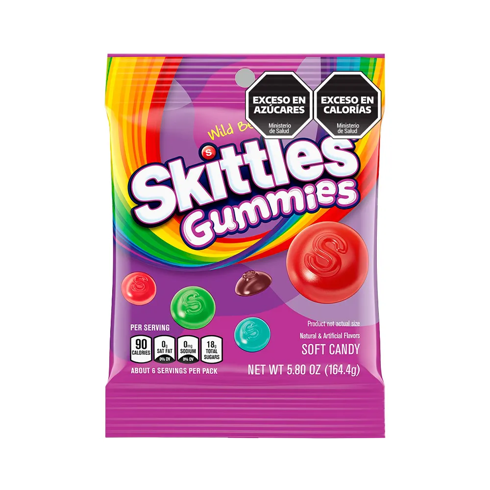 Goma Skittles Wildberry x164,4g