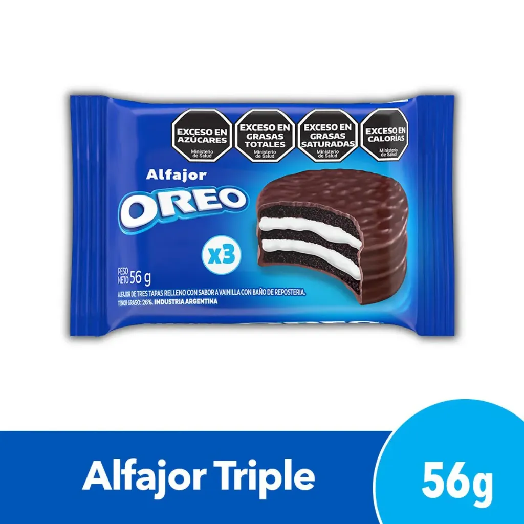 [100648] Alfajor Triple Oreo x56g (x36)