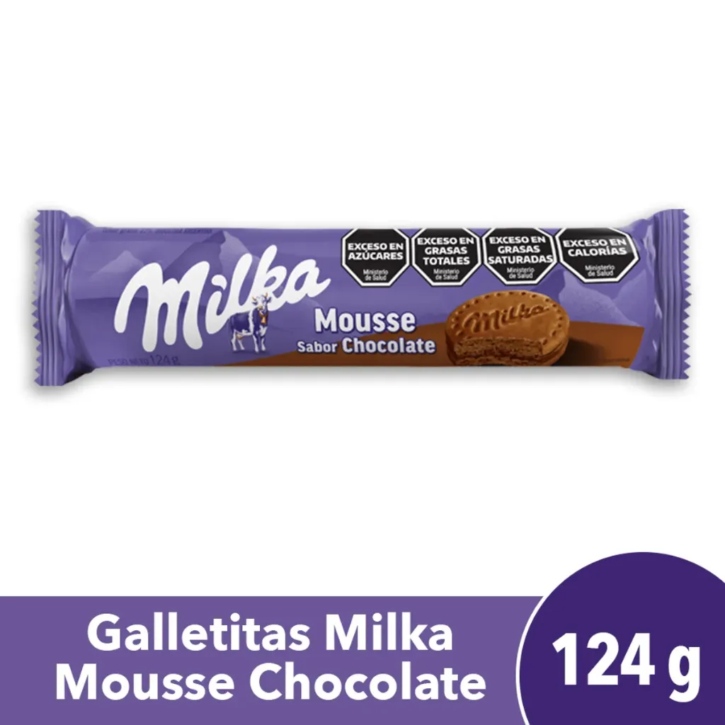 Galletitas Milka Mousse Chocolate x124g