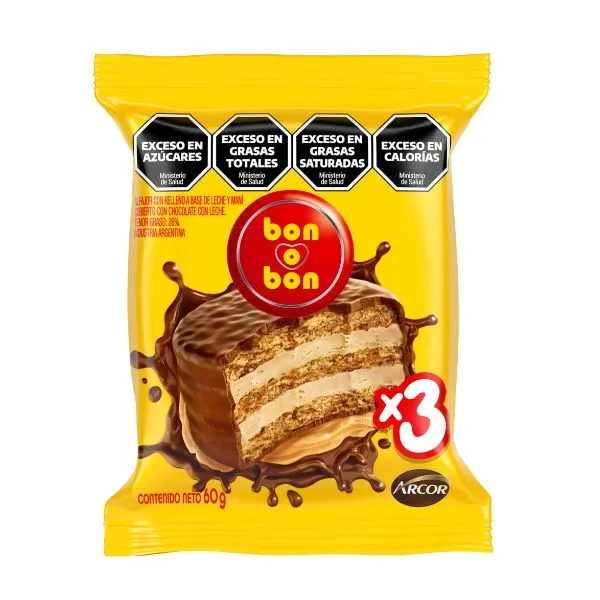 [100683] Alfajor Bon o Bon Triple x60g
