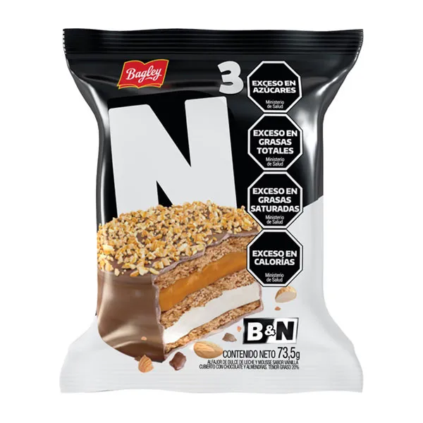 Alfajor Byn 3.0 Negro x73,5g
