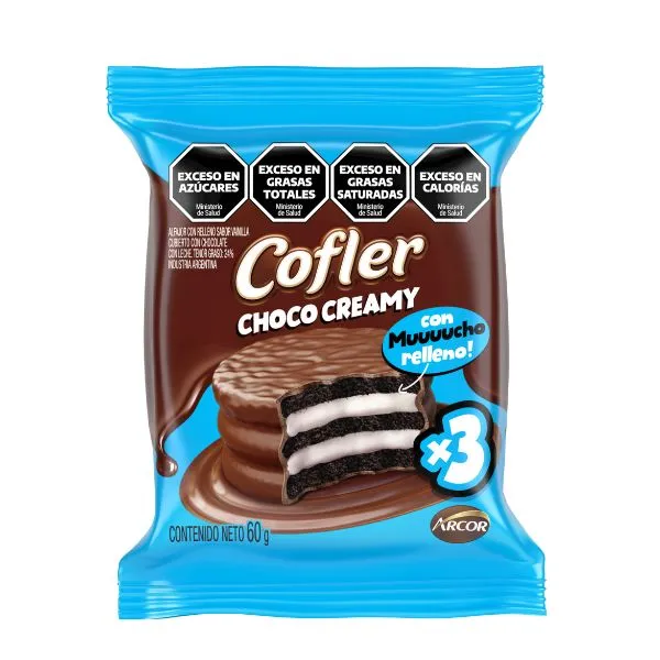 Alfajor Cofler Choco Creamy x60g