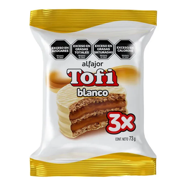 [100702] Alfajor Tofi Blanco x71g