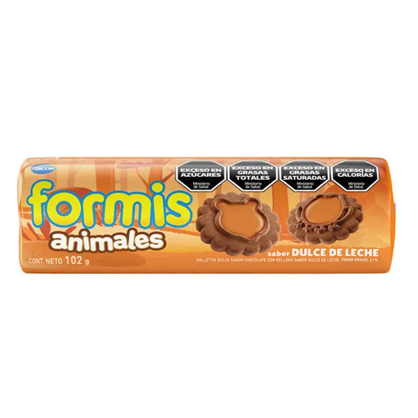 [100707] Formis Sabor Chocolate Rellena de Dulce de Leche x102g