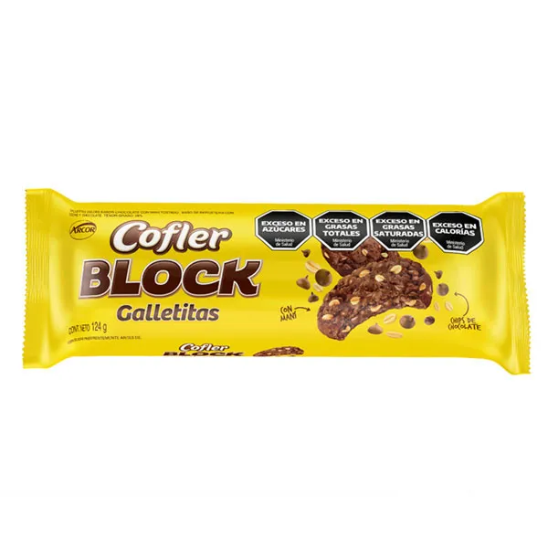 Galleta Cofler Block x124g (x30)