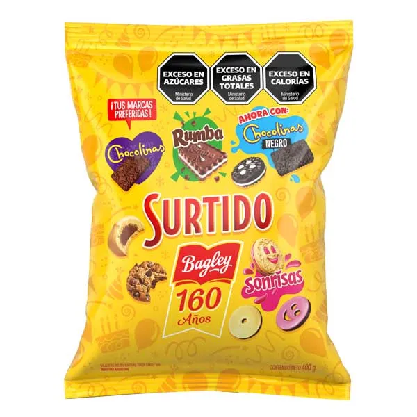 Galletitas Surtido Bagley x400g