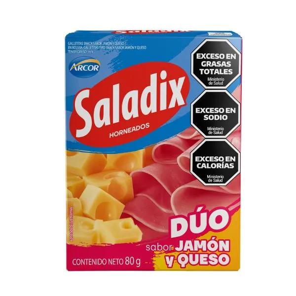 [100720] Saladix Dúo Jamón y Queso x80g