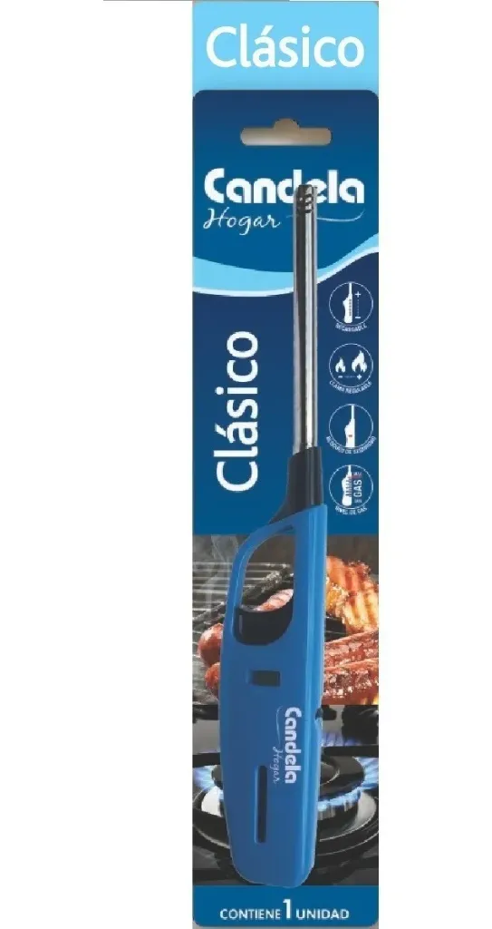 Candela Hogar Encendedor Clasico Recargable (x72)