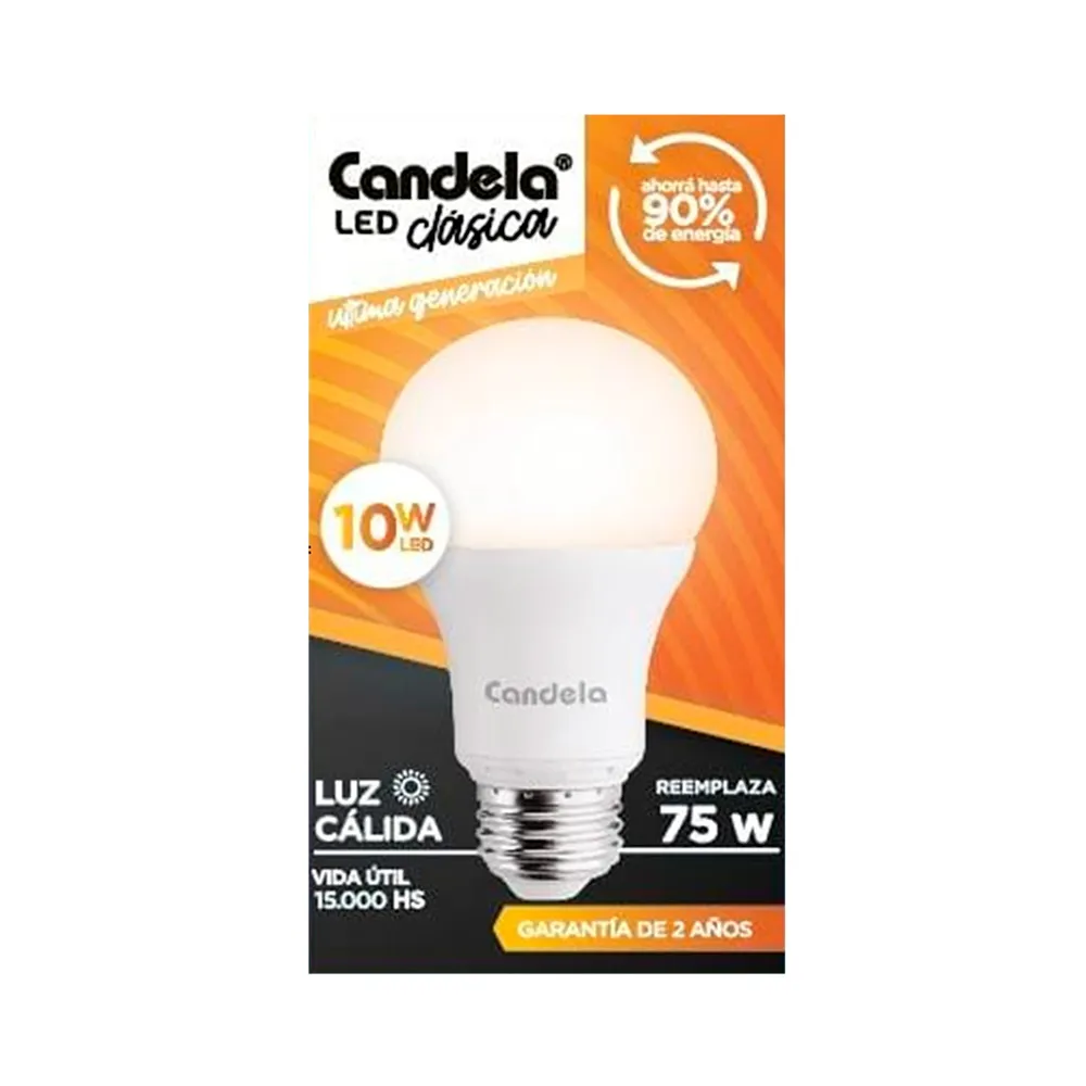 [100754] Lampara Led Candela 10W Cálida