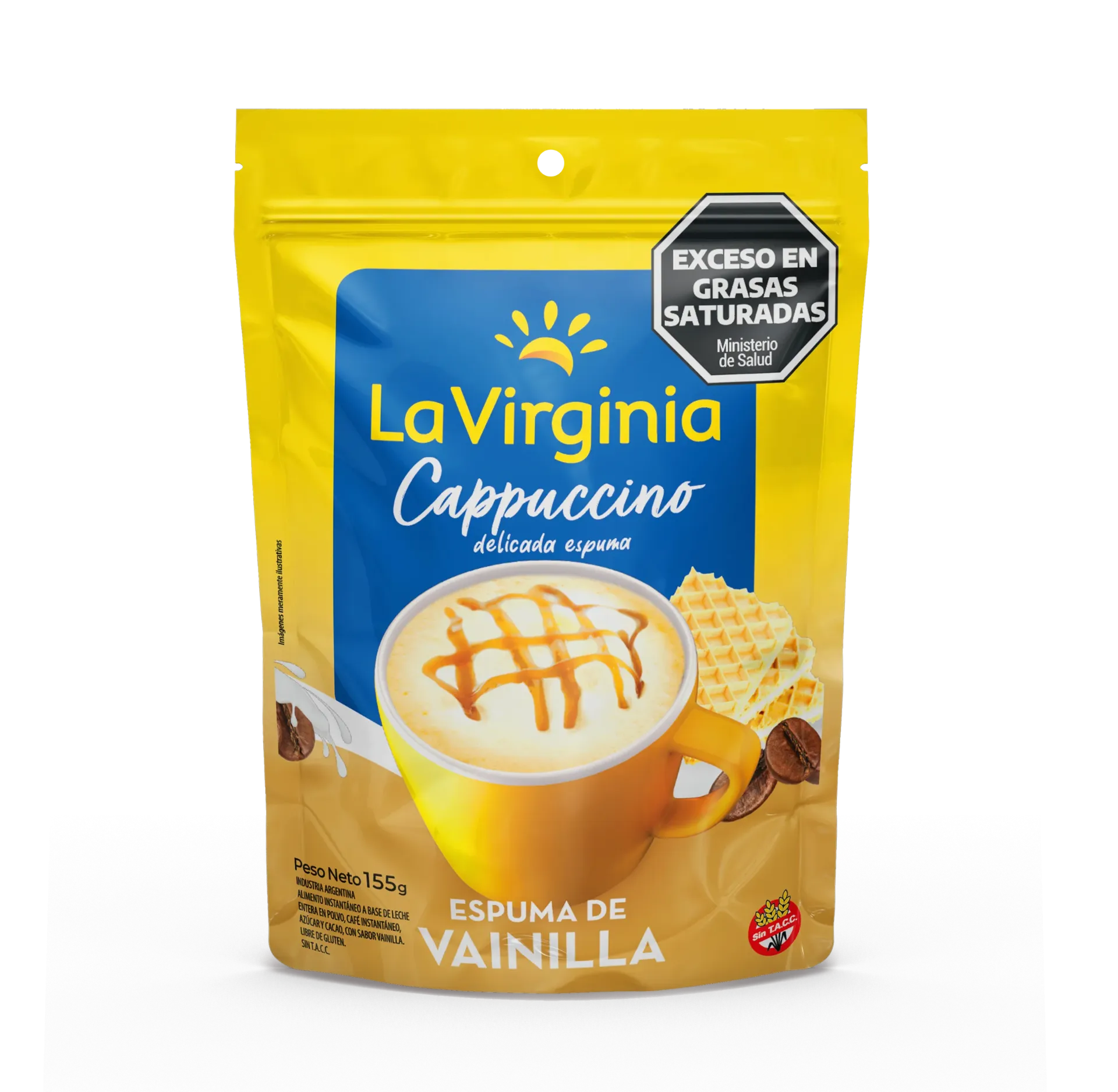 [100762] Cappuccino La Virginia Vainilla D/P x155g