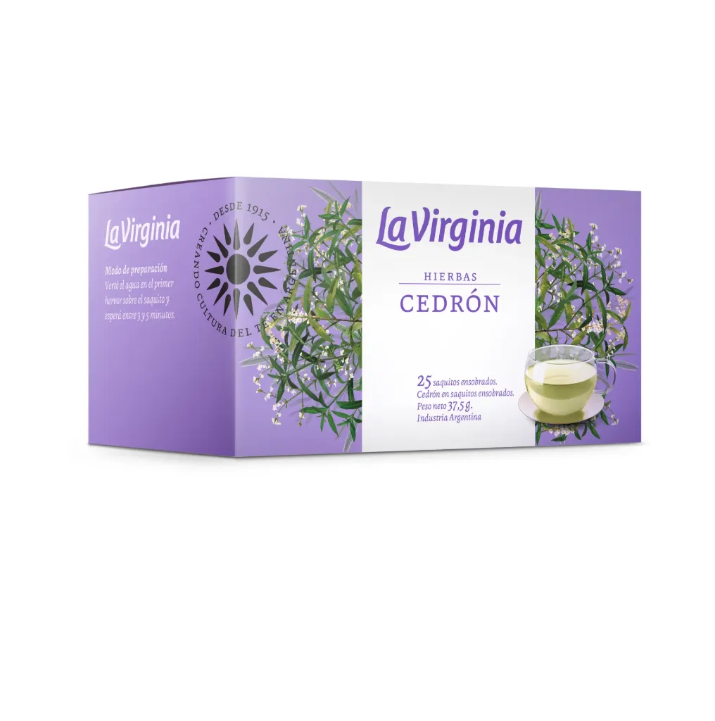 Té Hierba Cedrón La Virginia x25u (x6)
