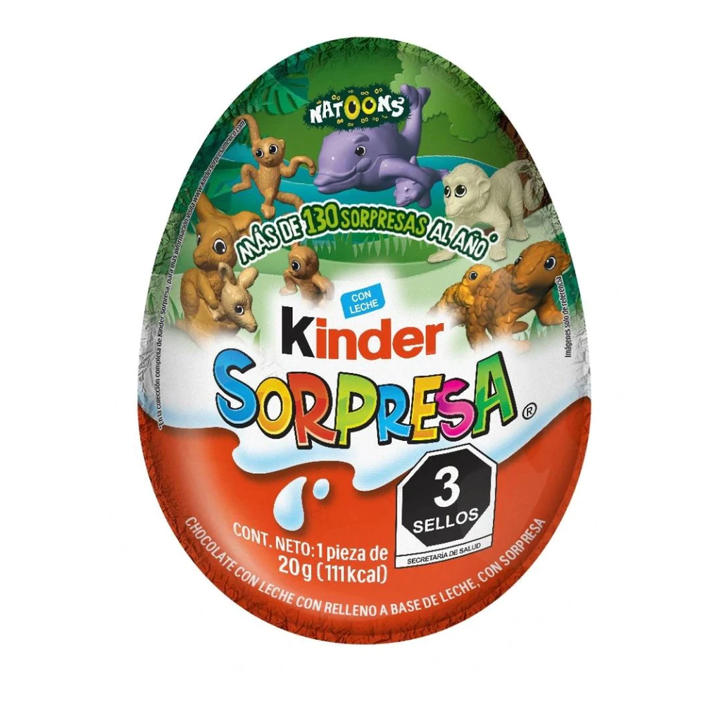 [100770] Kinder Sorpresa Natoons x20g