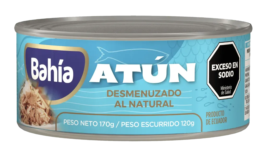 Atún Desmenuzado al Natural Bahía x170g