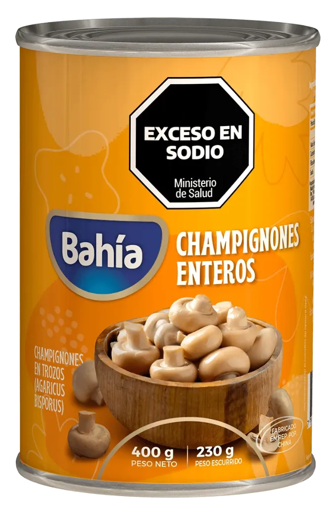 Champigñones Enteros Bahía x400g