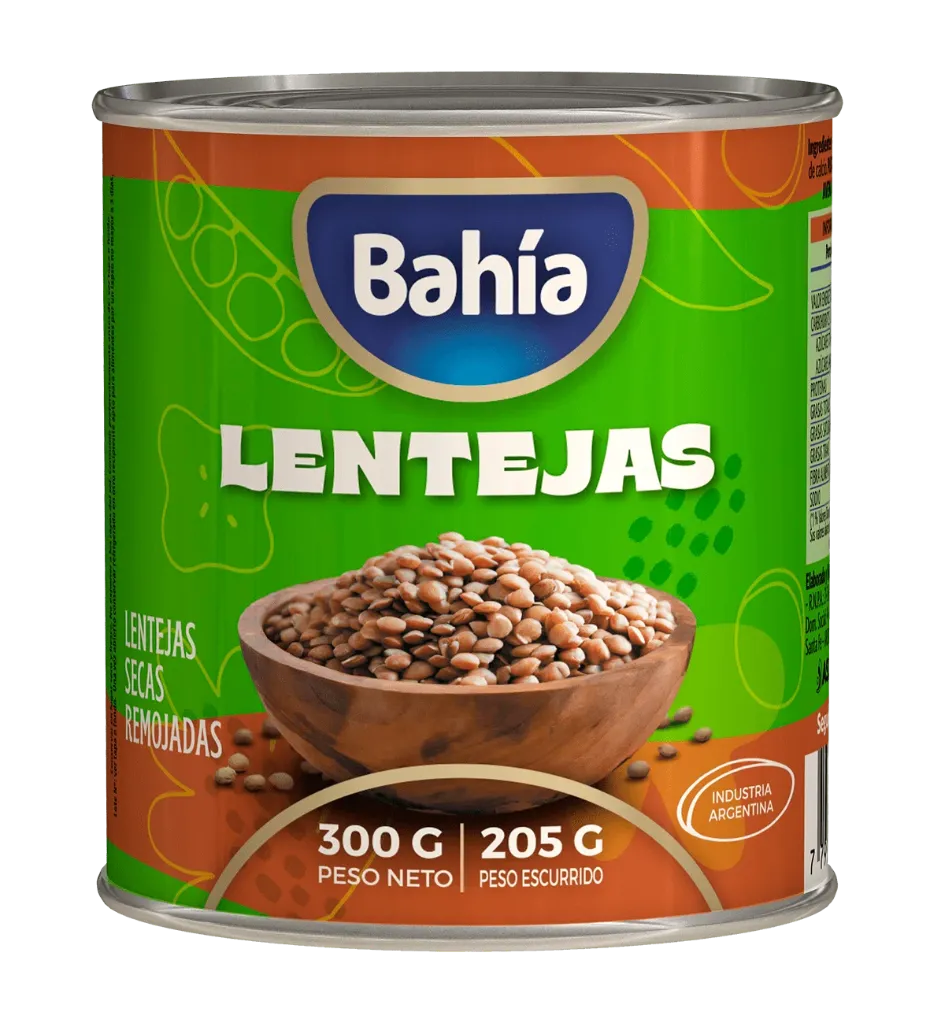 Lentejas Secas Remojadas Bahía x300g