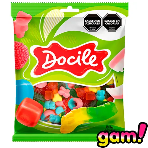 Goma Docile Gelatines Mix Divertido x1kg