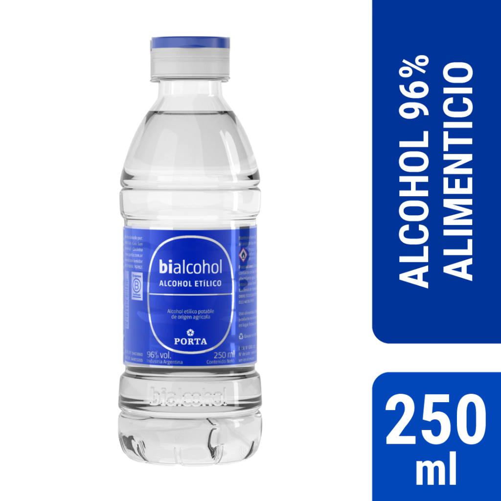 Bialcohol Alimenticio 96° x250ml
