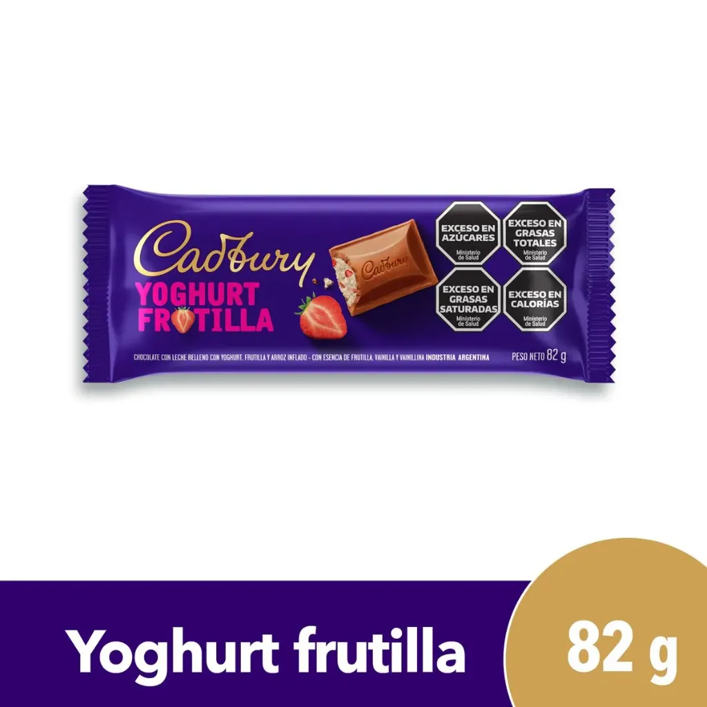Cadbury Yoghurt Frutilla x82g