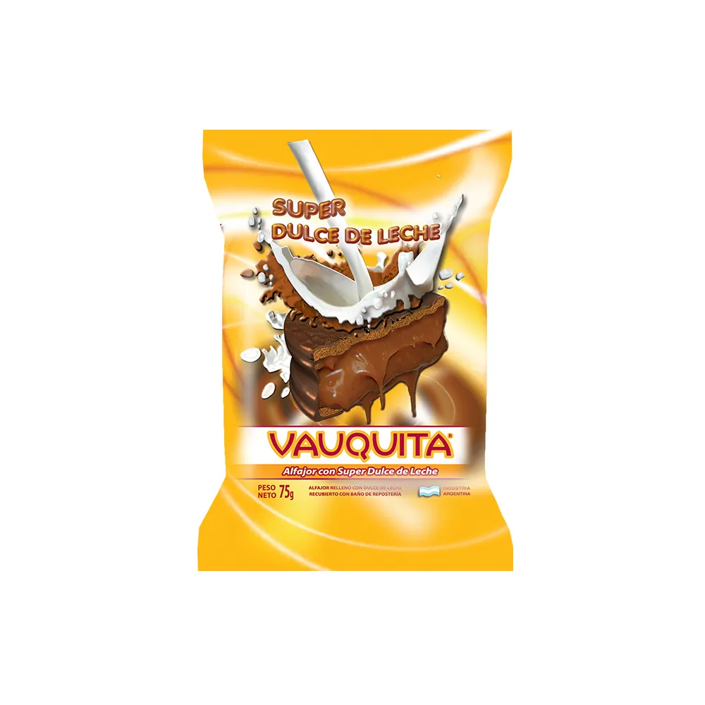 Alfajor Vauquita Super Dulce de Leche x75g