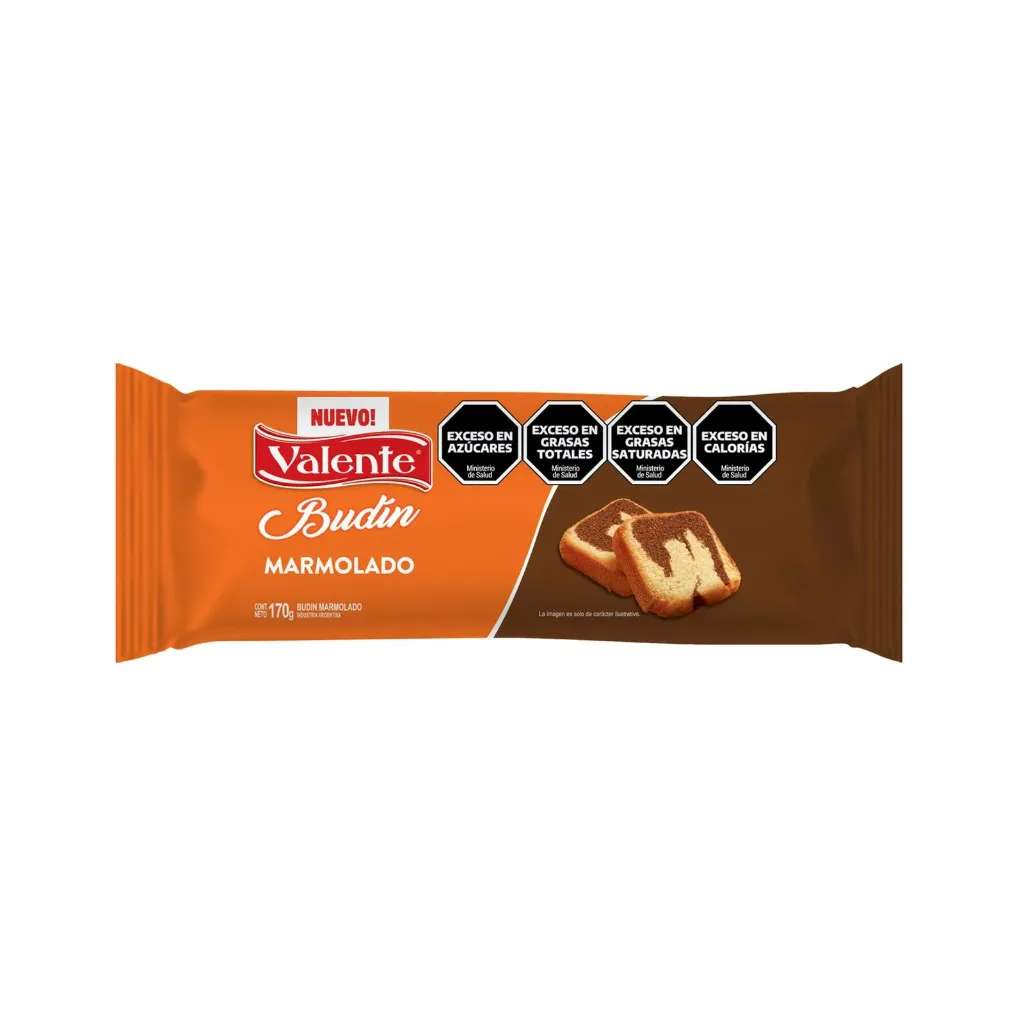 Budin Marmolado Valente x170g