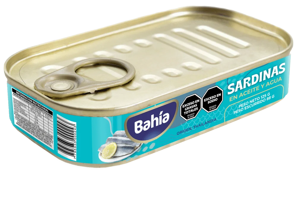 Sardinas en Aceite y Agua Bahía x125g