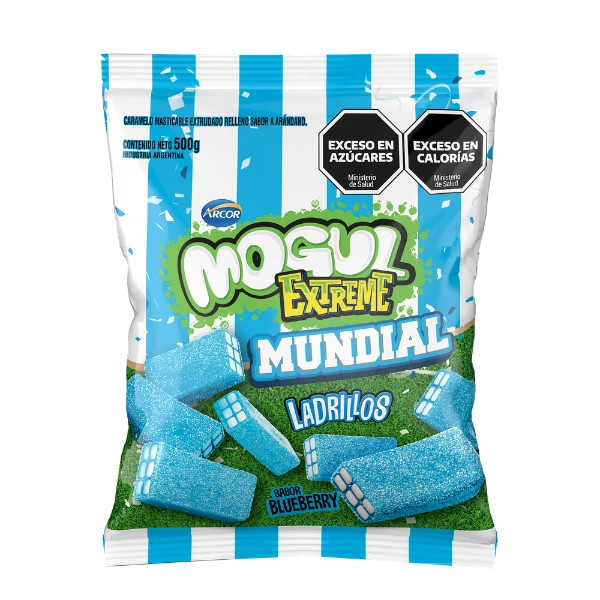 Goma Mogul Ladrillos Extreme Mundial x500g