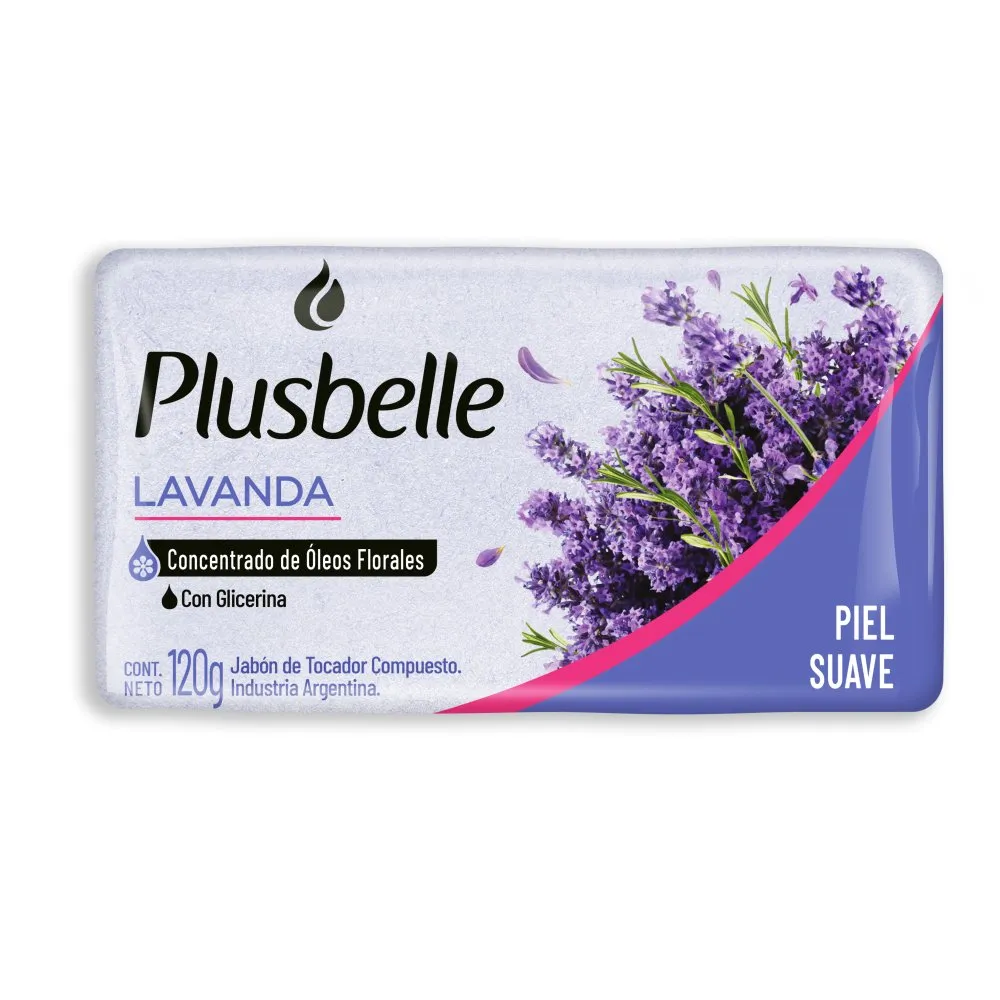 Jabón Plusbelle Lavanda x120g