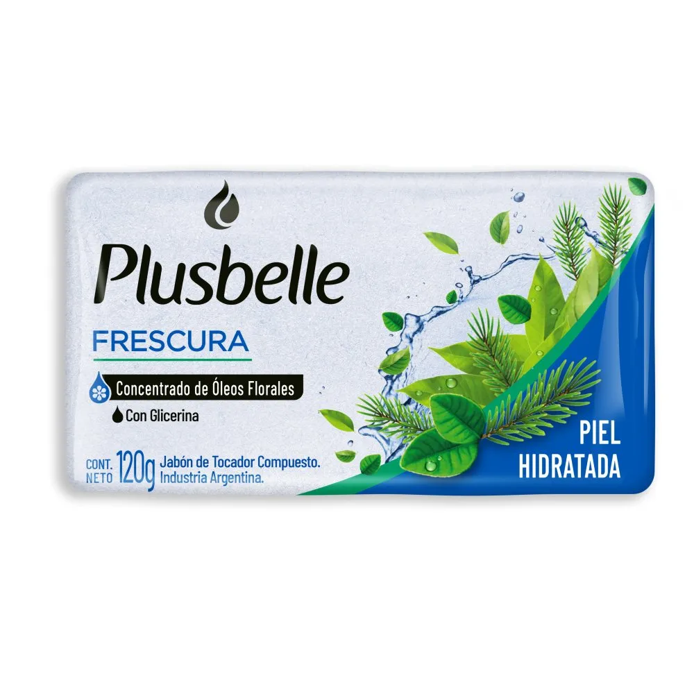 Jabón Plusbelle Frescura x120g