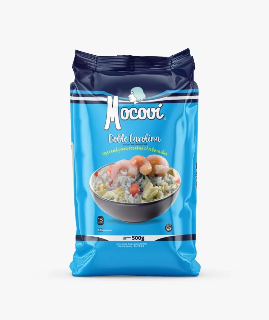 Arroz Mocoví Doble Carolina 00000 Laminado x500g (x10)