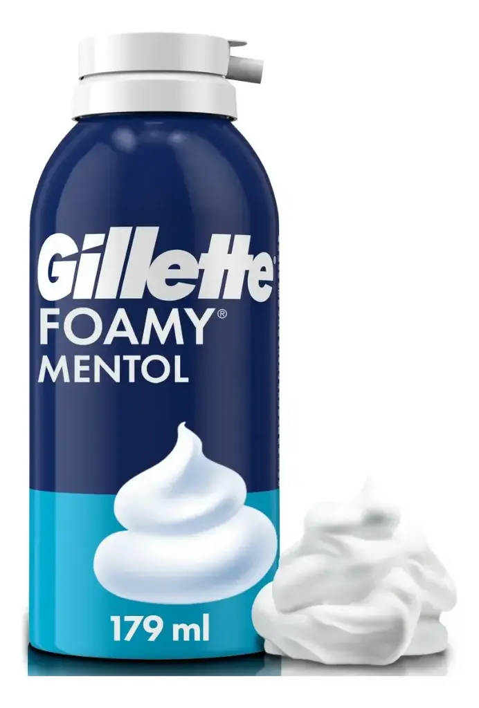 Gillette Espuma Para Afeitar Menthol x175g