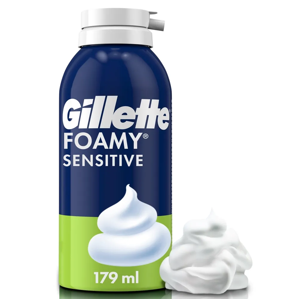 Gillette Espuma Para Afeitar Sensitive x175g